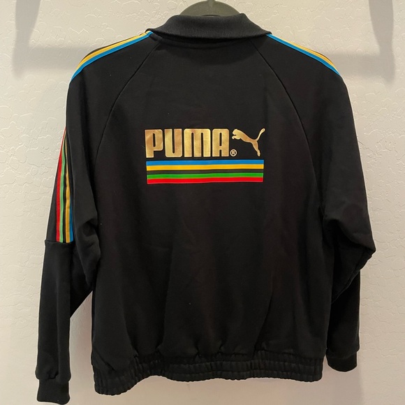 Jamaican Colored Puma Full Zip Jacket - Picture 2 of 4